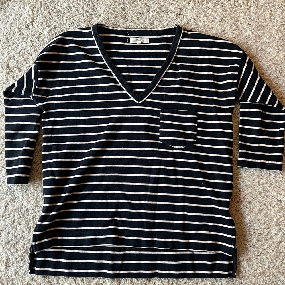 Madewell Mid-weight Striped Sweater
